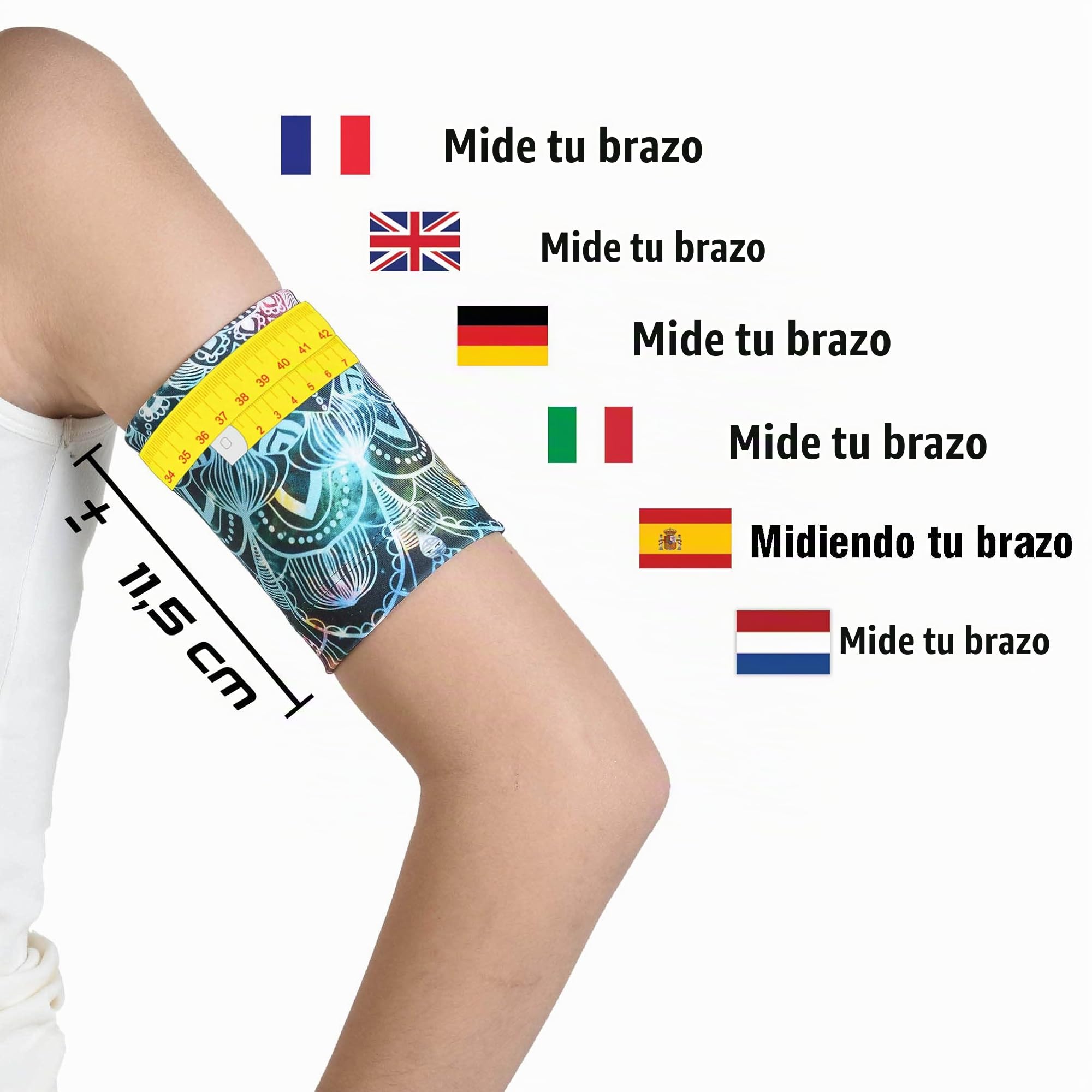 Dia-Band, brazalete de mantenimiento y protección para sensor de glucemia Freestyle Libre, Medtronic, Dexcom o Omnipod – Banda para diabética cómoda y reutilizable.