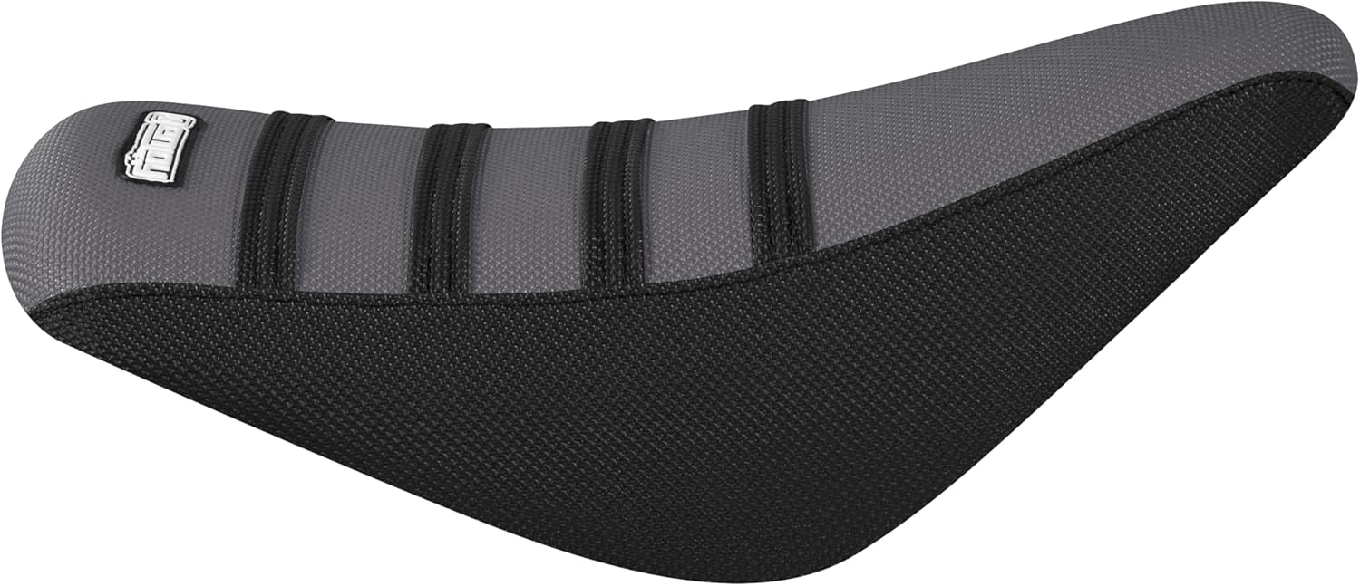 Enjoy Mfg Seat Cover - Compatible with Tuttio ICT ebike #504 (Black Sides/Grey top/Black Ribs)