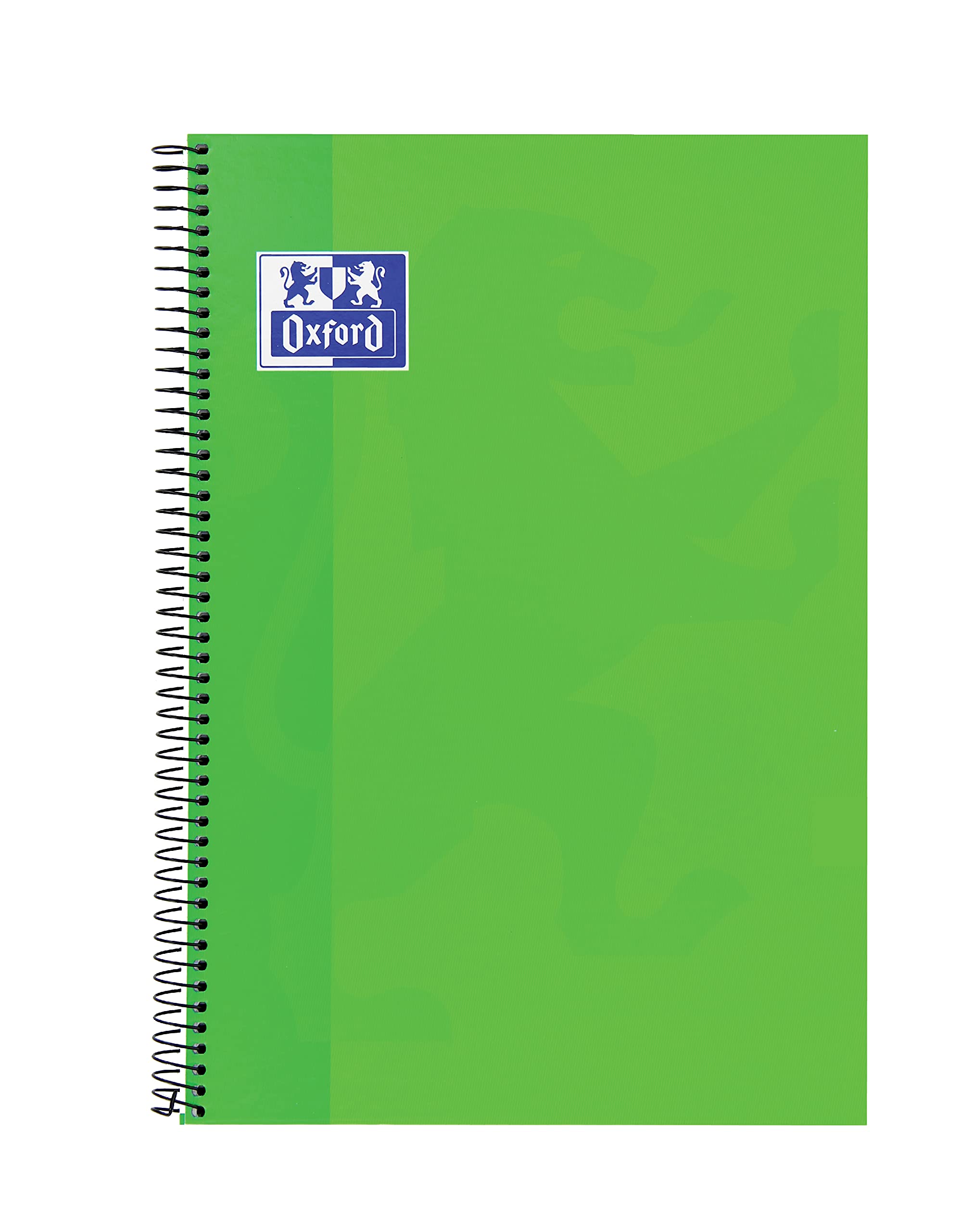 Oxford, Notatniki A4 (Folio), 4 x 4 okładka, 80 arkuszy, opakowanie 5 zeszytów, żywe różne kolory