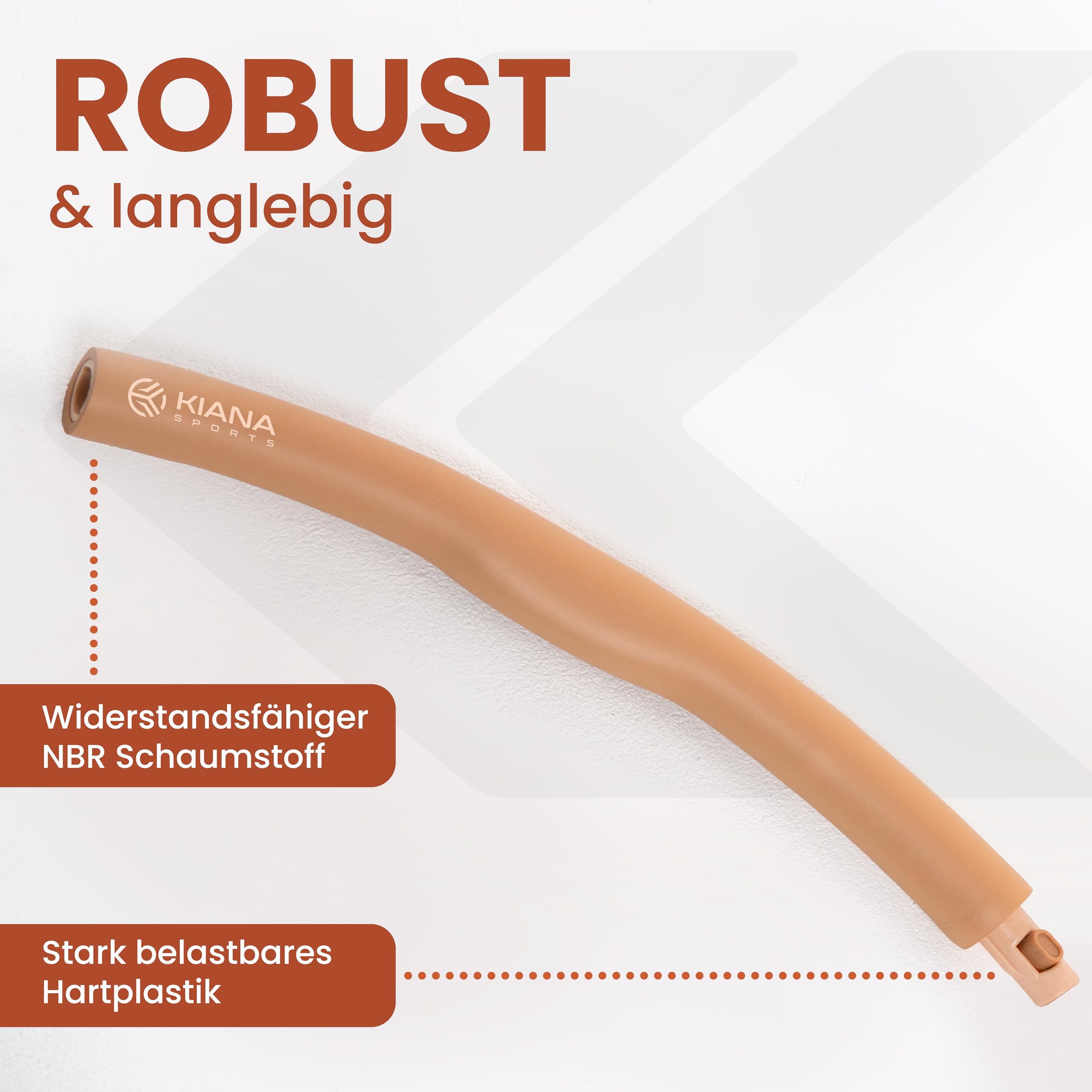 KIANA SPORTS Hula Hoop Reifen Erwachsene [1,2 kg] - Stabiler Hoola Hoop aus Deutscher Entwicklung - Fitnessreifen zum Abnehmen - Gymnastikreifen mit Wellen inkl. Tasche und Übungsplan