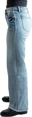 YMI Women's Women's Mid Rise Premium Stretch Wide Leg Jeans