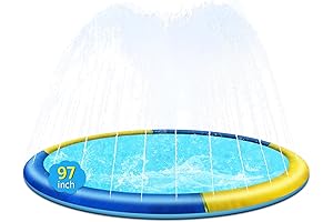 97" Non-Slip Desuccus Splash Pad Sprinkler for Limitless Water Fun