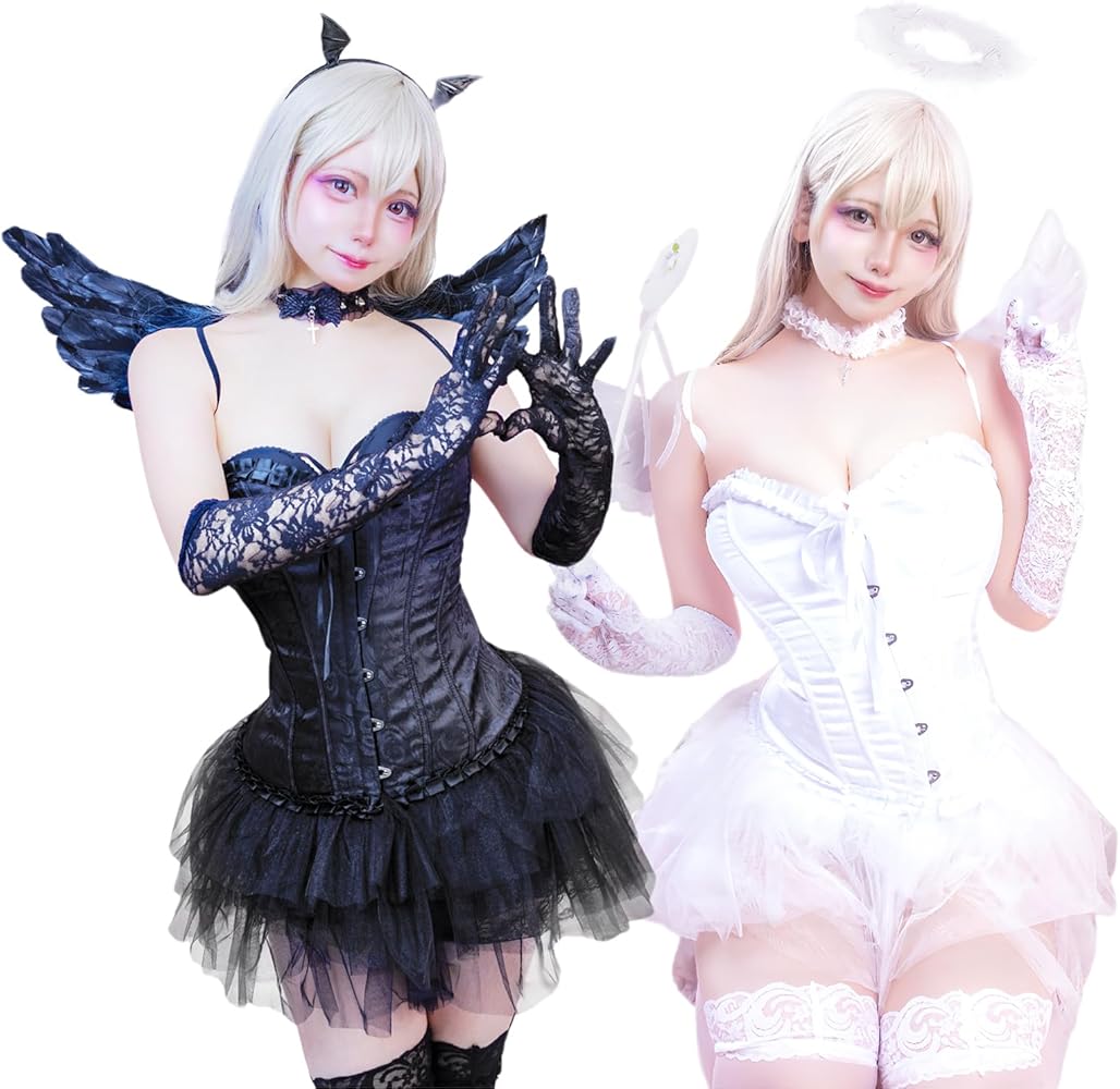 コスプレ 天使 デビル エンジェル Amazon.co.jp: [TUAHOUS] 天使