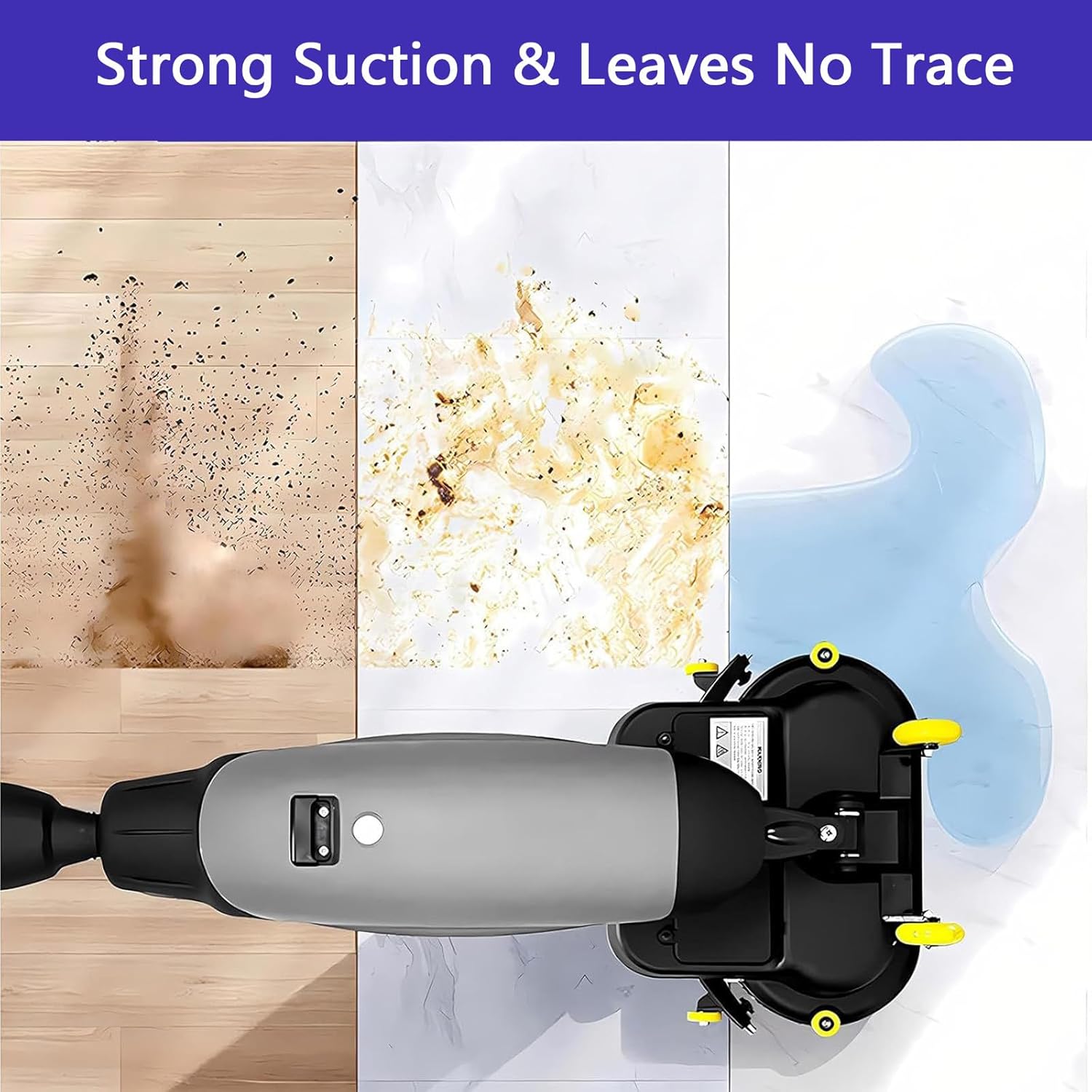 Commercial Floor Scrubber Machine,Heavy Duty Floor Buffer Polisher and Cleaner,Deep Cleaning Tile and Grout,Hardwood Floors and Carpets Without Getting on Hands and Knees Red