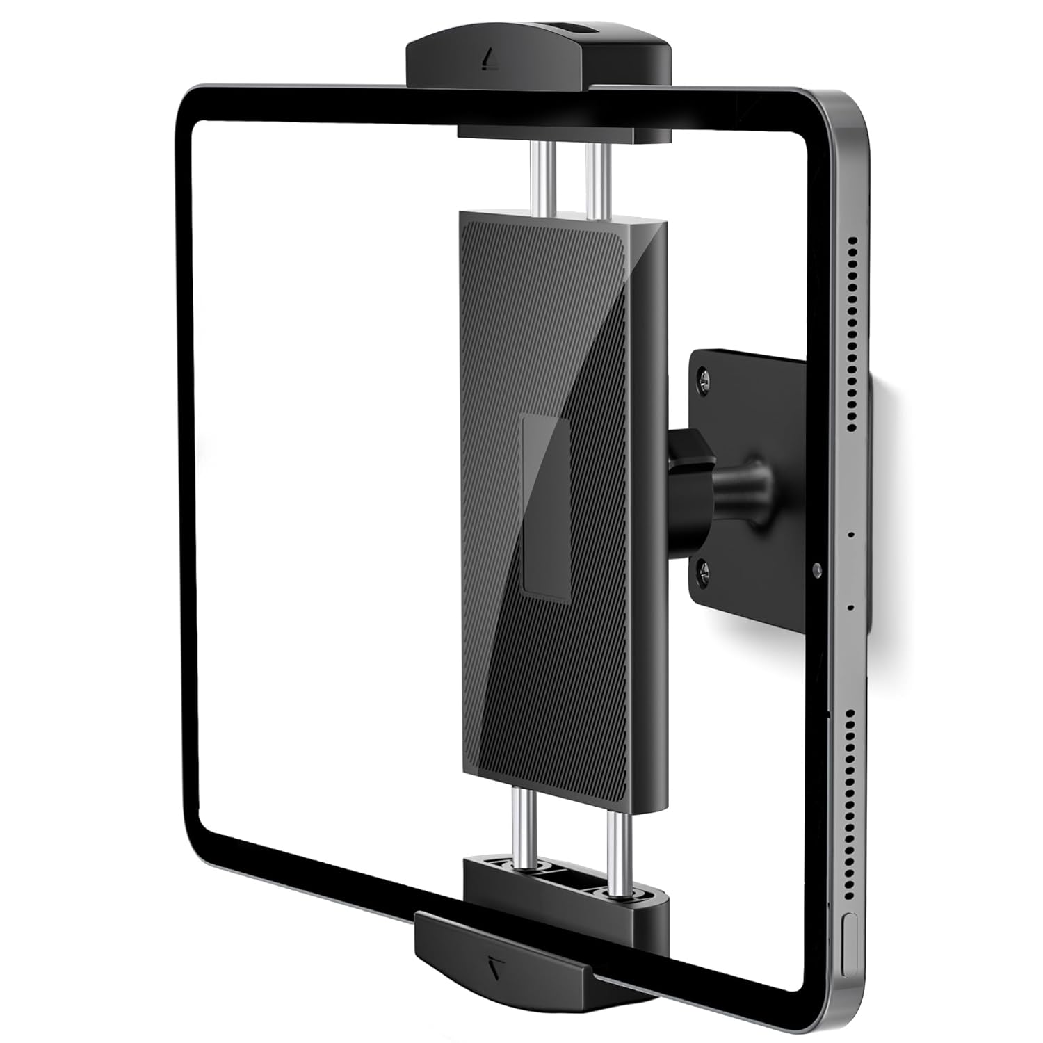 Tablet Wall Mount Holder 360 Rotating iPad Wall Mount for 4 7-12 9 Devices Aluminum Base Stand Compatible
