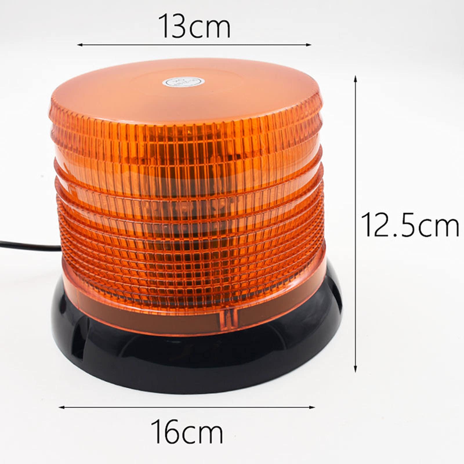 TIM-LI Luz De Baliza LED De 12 V-24 V, Lámpara De Precaución Estroboscópica De Advertencia De Emergencia con Base Magnética, para Tractor De Carretilla Elevadora De Vehículos