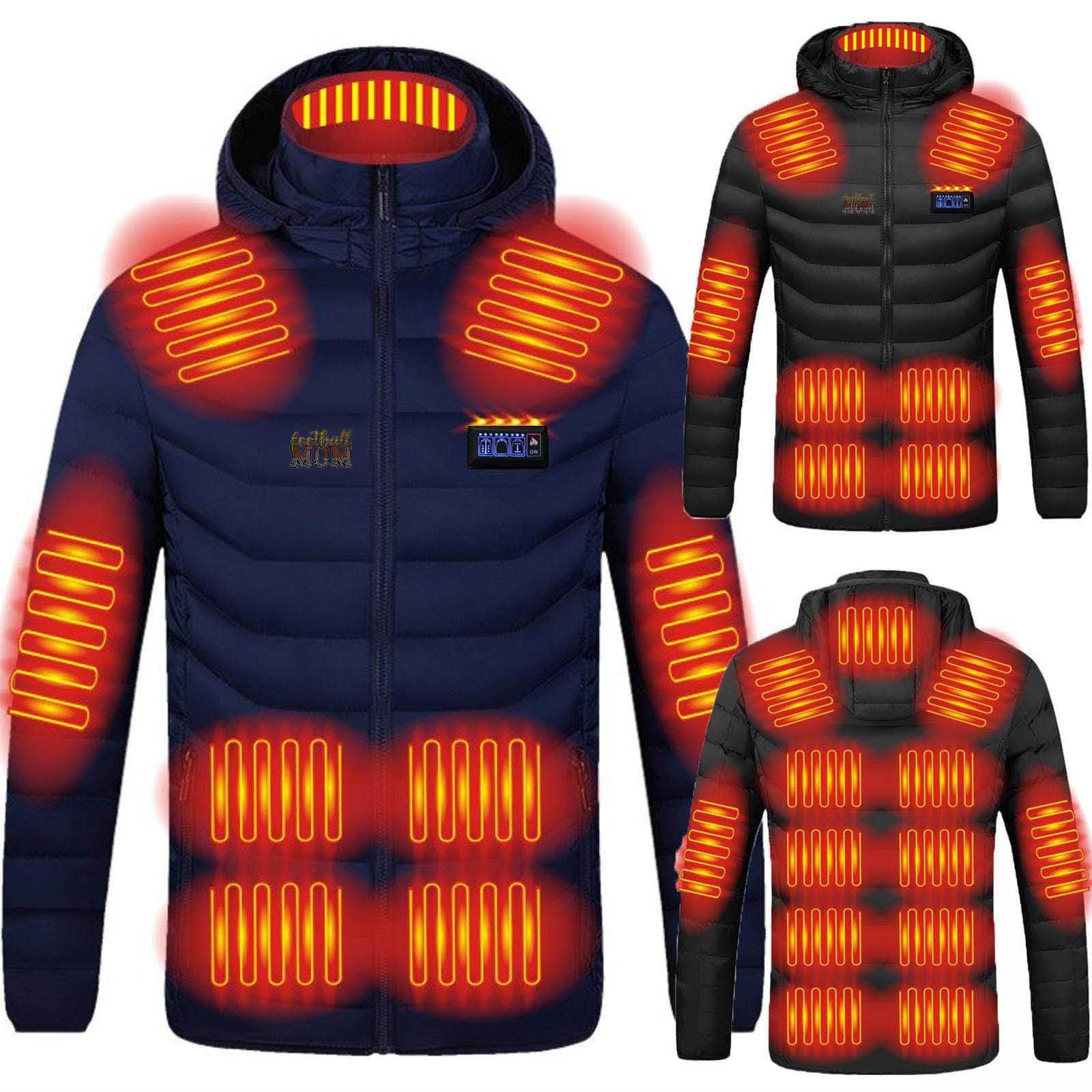 Chaqueta Calefactable Hombre Mujer chaqueta cálida para Moto Temperatura Chaqueta Calefactable para pesca (sin batería) Para Exterior Cámping Senderismo Golf chaqueta de invierno para senderismo