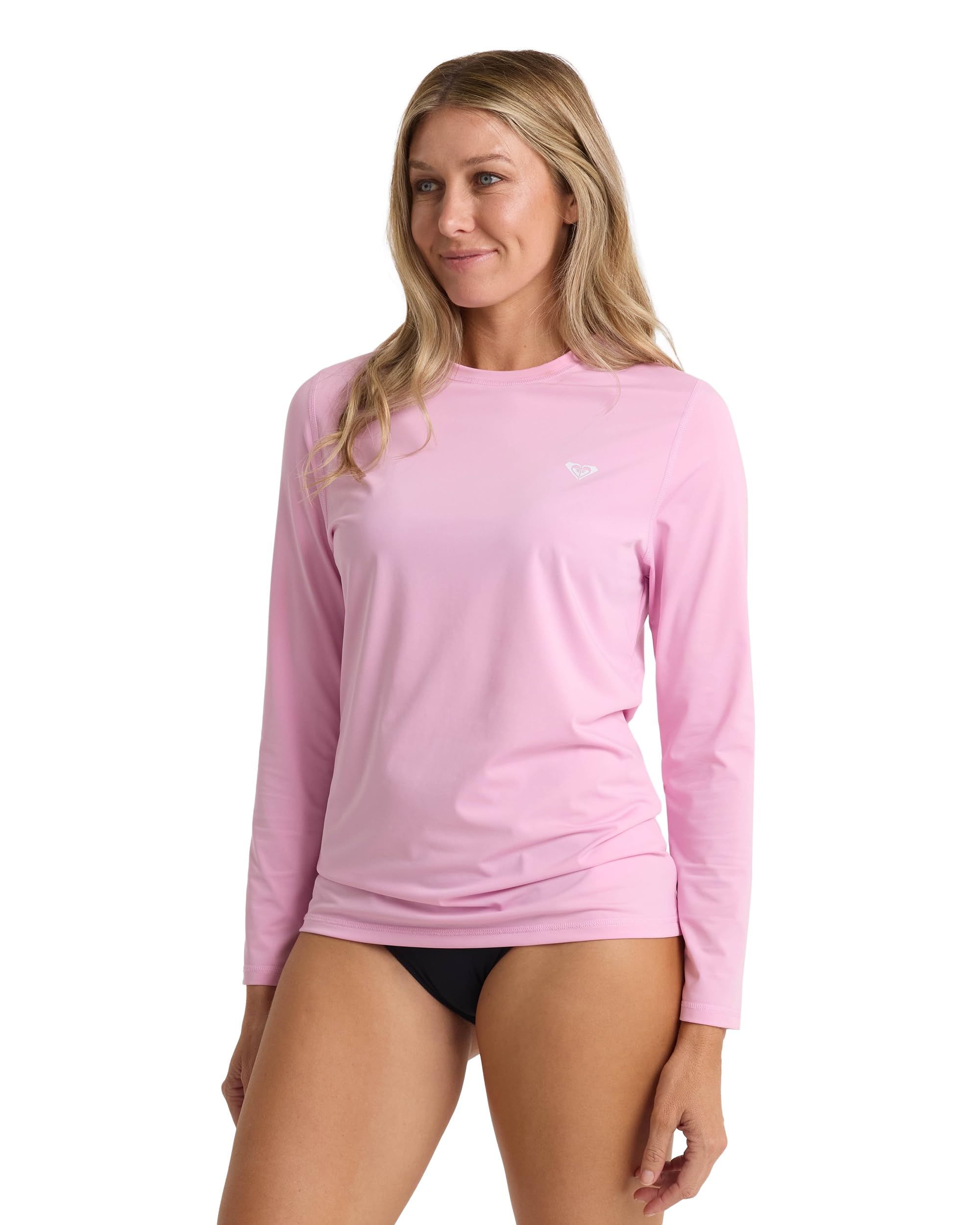 Roxy Women's Long Sleeve Loose Fit Rashguard UPF 50+ Quick-Dry Recycled Swim Shirt