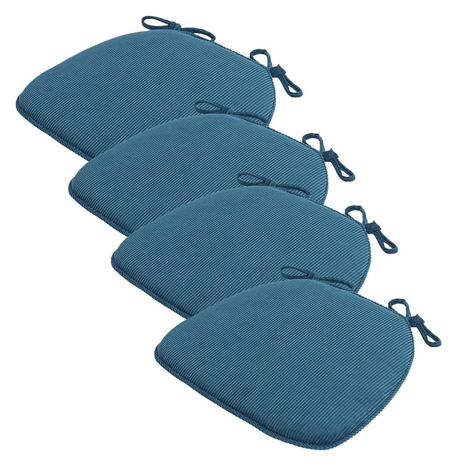 Coussin de chaise de salle à manger antidérapant en U lavable