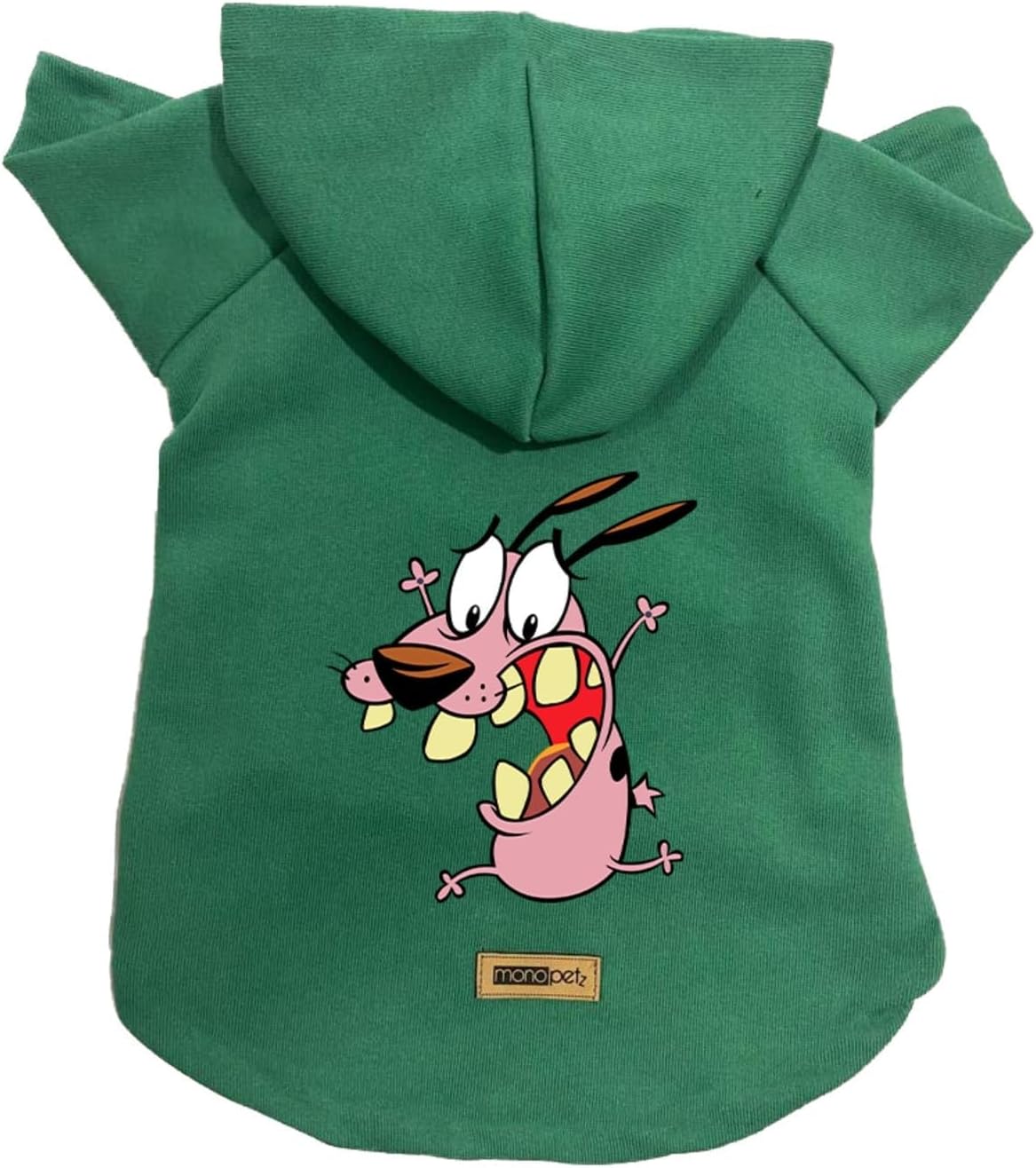 Kapişonlu Polar Sweatshirt Köpek ve Kedi Kıyafeti & Elbisesi Yeşil Courage XS