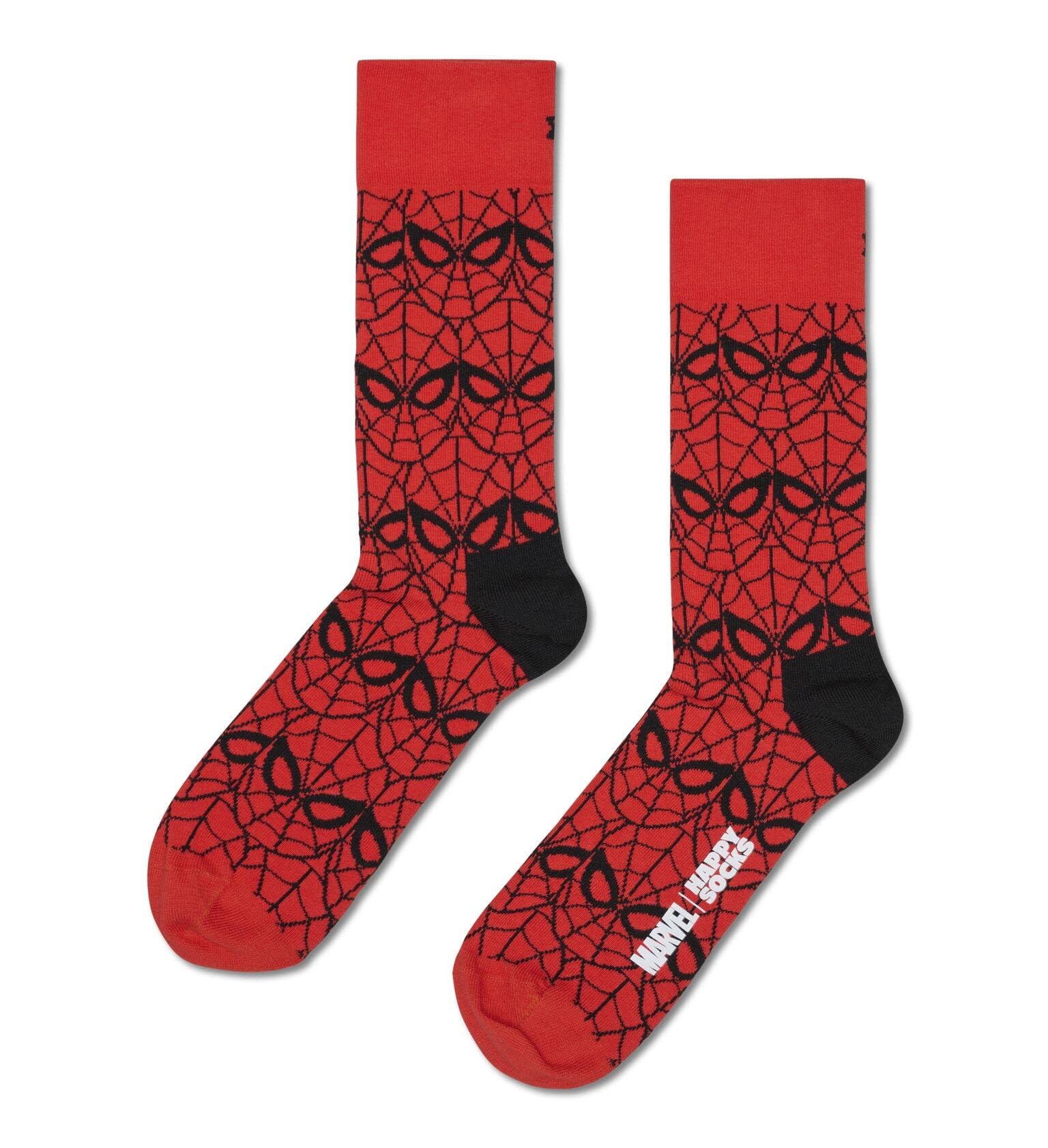 Happy Socks Marvel™ Spider-man 6-pack Socks Gift Set Calcetines Unisex adulto (Pack de 6)