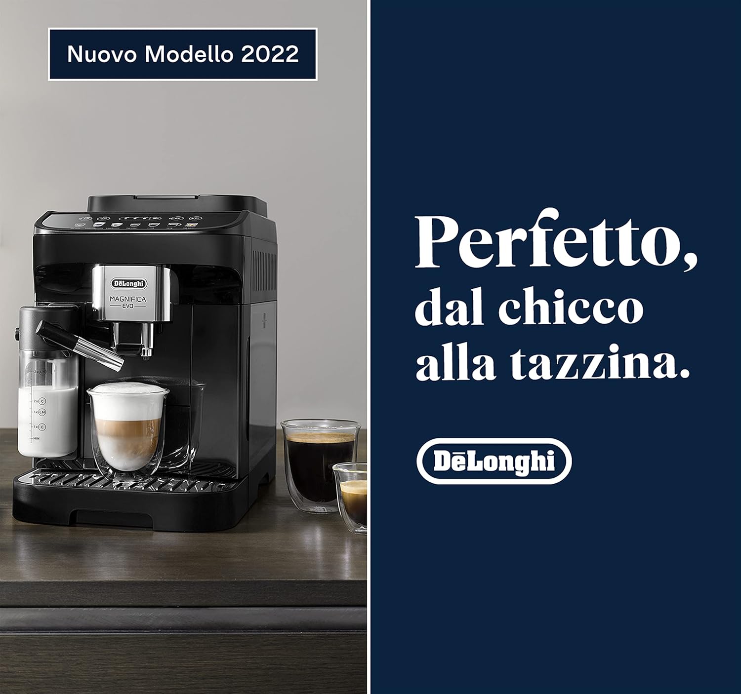 DeLonghi Magnifica Evo Perfetto, Macchina Automatica per Caffè in Chicchi, ECAM292.81.B, Macinacaffè integrato DLSC002 Accessorio per macchine del caffè, Filtro Acqua MADE IN ITALY DeLonghi Magnifica Evo Perfetto, Macchina Automatica per Caffè in Chicchi, ECAM292.81.B, Macinacaffè integrato DLSC002 Accessorio per macchine del caffè, Filtro Acqua MADE IN ITALY