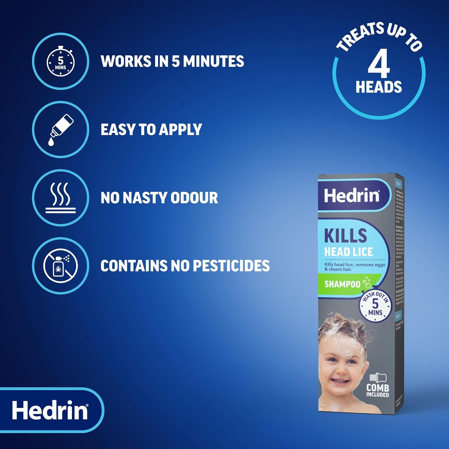 Hedrin All in One Shampoo 100Ml