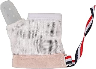 Protetor para Chupar Polegar, Luva para Parar de Chupar Malha Macia de Silicone para Morder