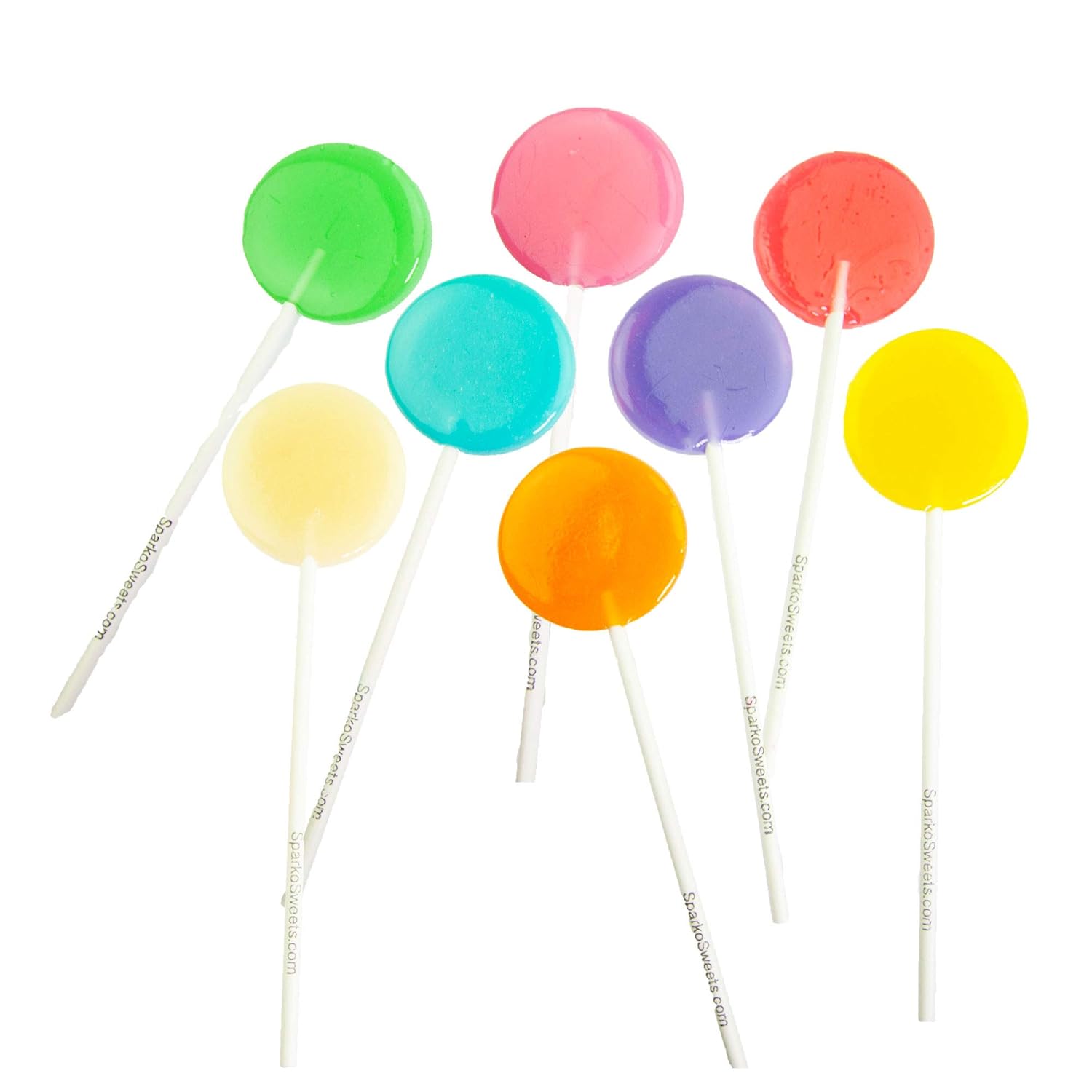 Sparko Sweets Flavor Variety Pack Lollipops, Handcrafted in USA, 36 Pieces - Assorted Flavors, Perfect for Parties, Birthdays, Weddings, Gifts, and Events