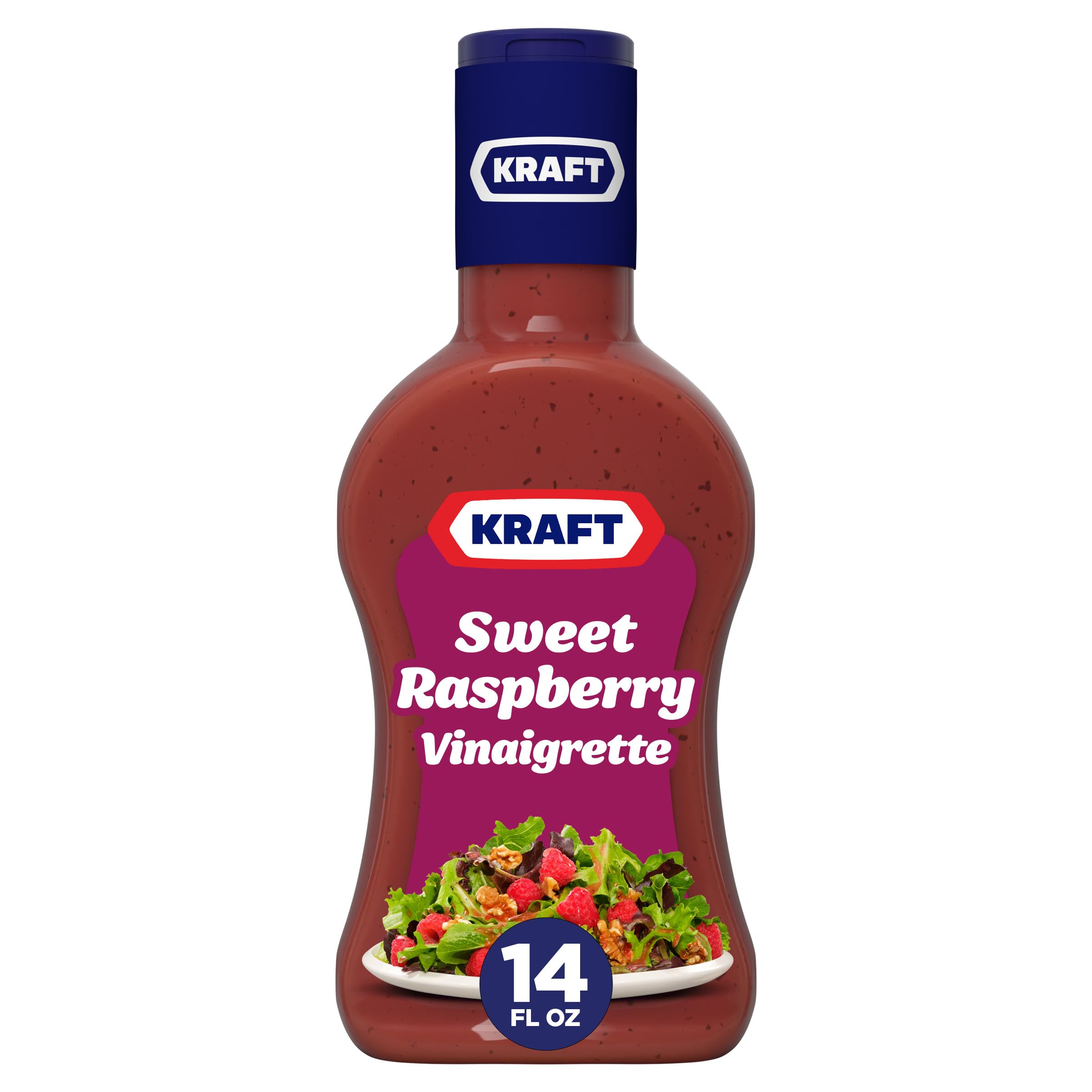 Kraft Olive Oil Vinaigrettes Raspberry Salad Dressing (14 fl oz Bottle)