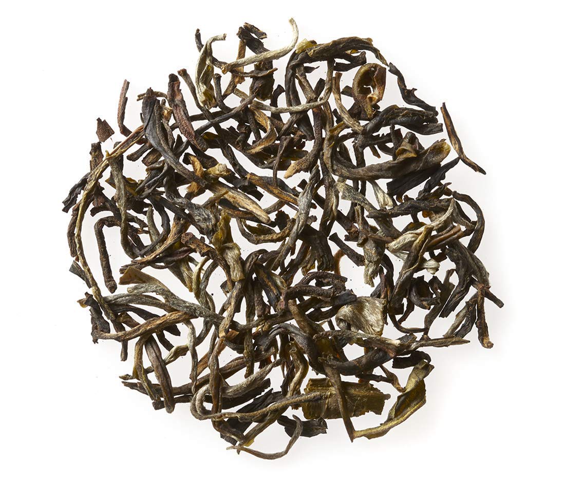 Golden Moon Tea Organic Vanilla Jasmine Blended Jasmine and Black Tea - Loose Leaf, Non-GMO - Half Pound (96 Servings)