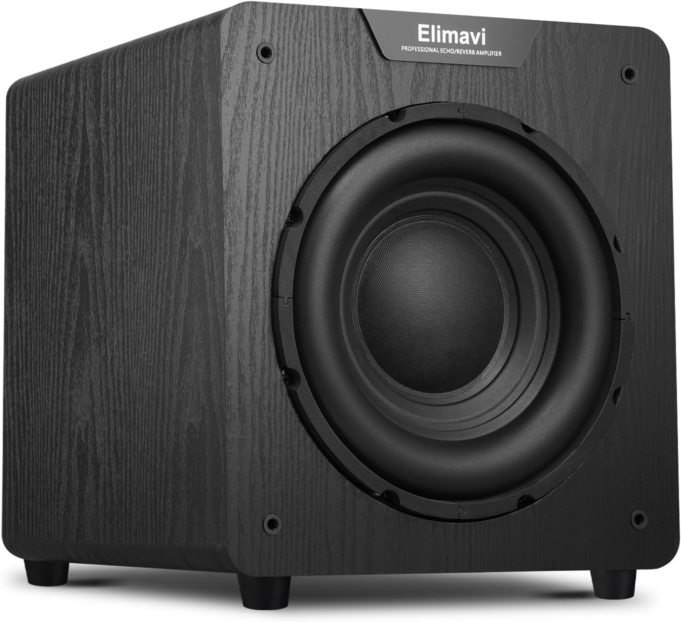 10" Powered Subwoofer Home Audio - 300W Deep Bass for Home Theater - Copper Driver, MDF Enclosure w/Aluminum Radiator - Ideal for Home Surround Sound Systems