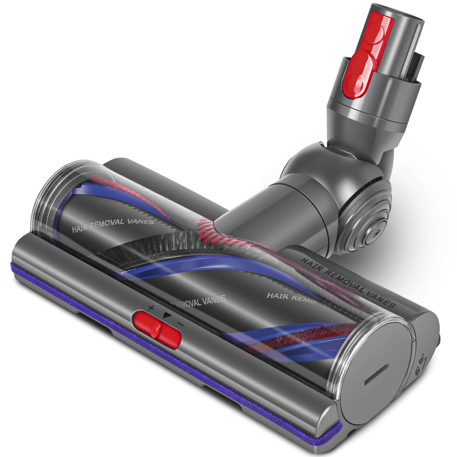 V11 Brosse High Torque pour Dyson V11 V15 V10 V8 V7 | Accessoires de Tête de Brosse, Anti-Enchevêtrement, Adaptés Aux Tapis et Aux Sols Durs
