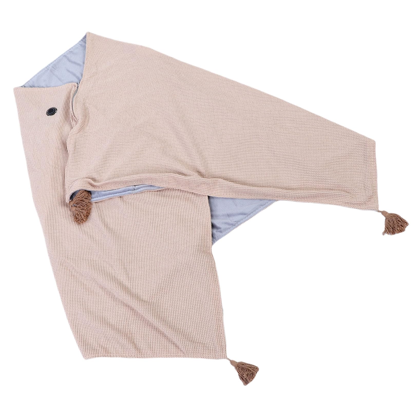 VGEBY Coperta riscaldata, coperta elettrica USB con 3 livelli di calore, 9 zone di riscaldamento, scialle in morbido cotone per casa e ufficio