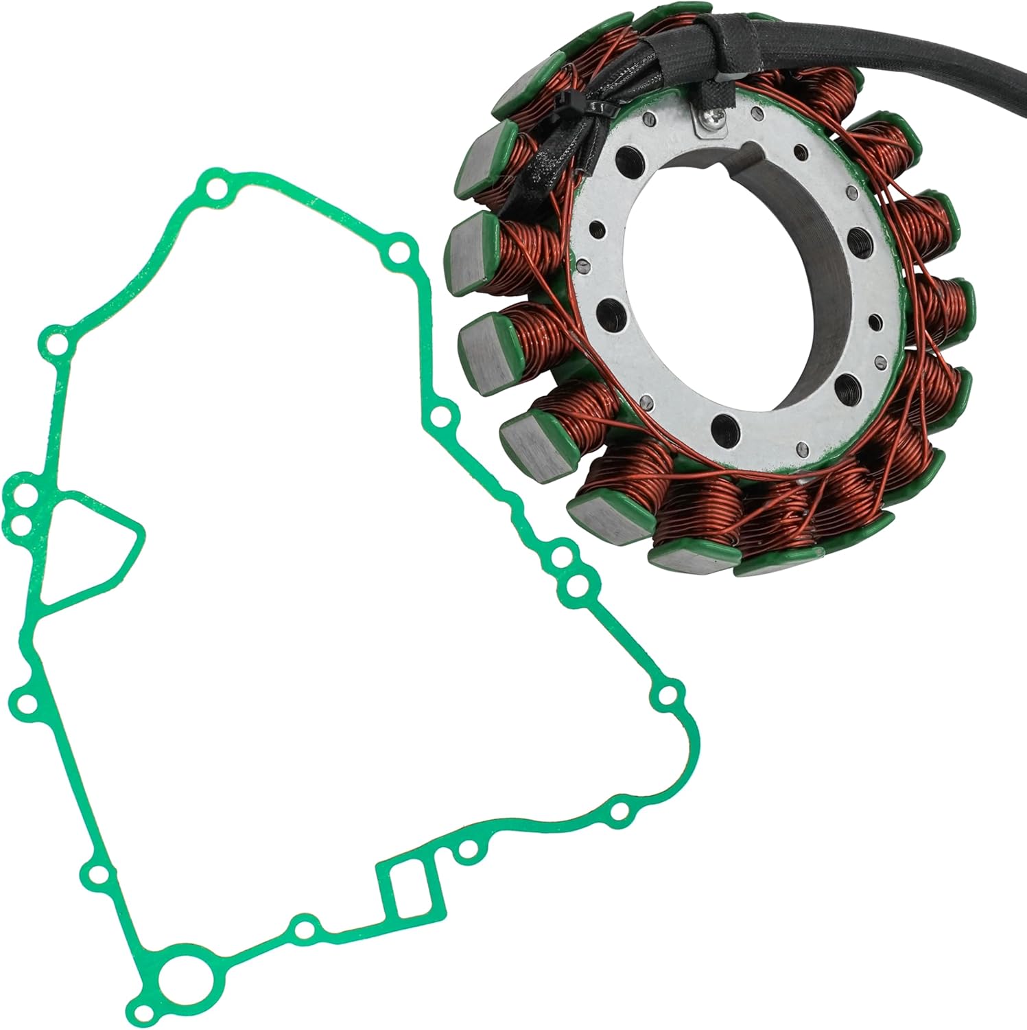Caltric Stator and Gasket Compatible With Kawasaki Kfx700 Kfx 700 Ksv700 Ksv 700 2004-2009