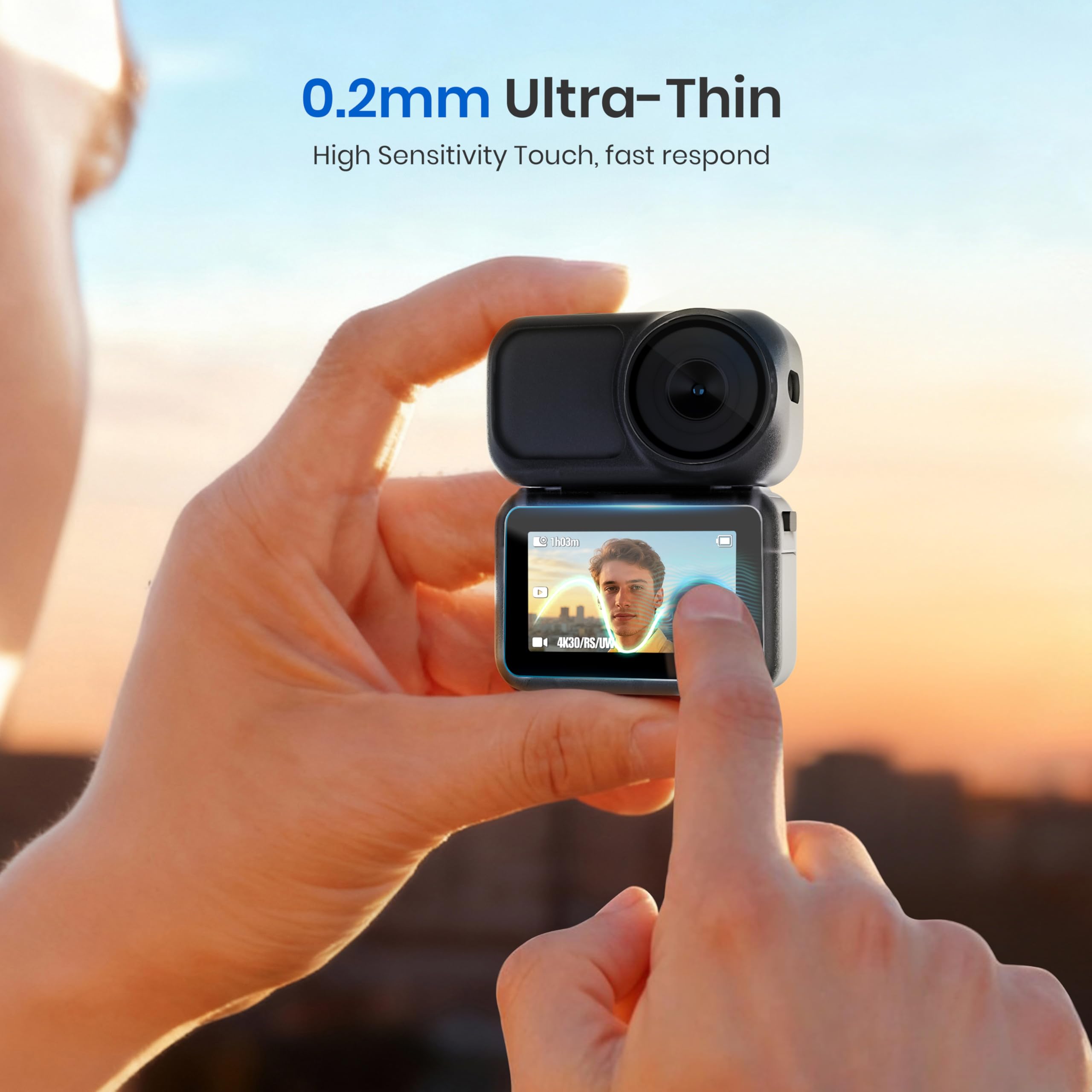 2PCS Screen Protector + Lens Guards For DJI OSMO 360 - View #8