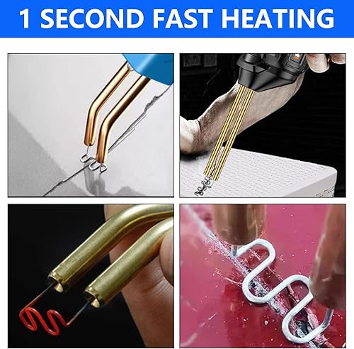 Miniatura 4 de Juego de 1200 clavos de soldadura de plástico, 6 estilos, con caja de almacenamiento, varias formas de 0.6 a 0.031 in juego de uñas de soldadura de