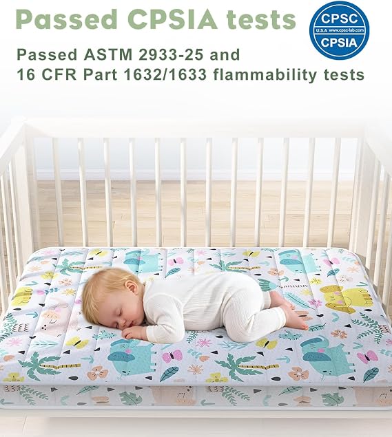 3x38x26 Portable Crib Mattress