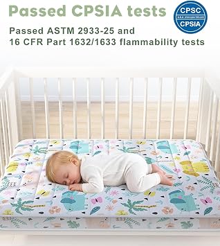 3x38x26 Portable Crib Mattress