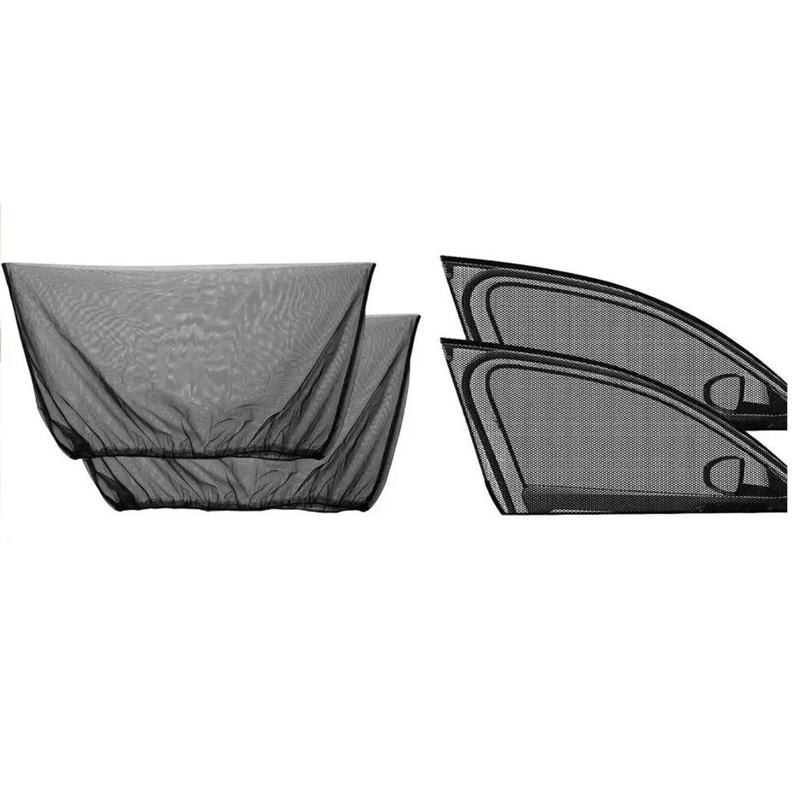 Parasol Para Ventana Lateral De Coche Malla Protectora Que Evita La Luz Solar Protección De Privacidad Cortina Plegable Parasol Coche Magnético(SUV 4PCS)