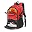 WOLT | Basketball Backpack Large Sports Bag with Separate Ball Holder & Shoes Compartment, Best for Basketball, Soccer, Volleyball, Swim, Gym, Travel(Red)