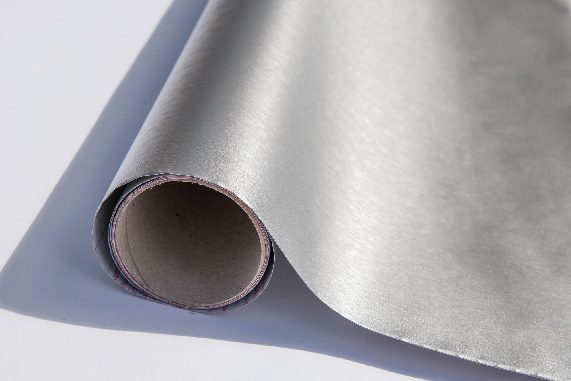 d-c-fix vinyl wrap Cut silver metallic 67,5 cm x 1,5 m - sticky back plastic roll for furniture, kitchen & cupboards - contact paper sticker self adhesive film