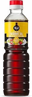 Best of Thailand Sesame Oil | Fat Free, Gluten Free, No MSG, Kosher for Passover Marinade & Dressing for Authentic Asian C...