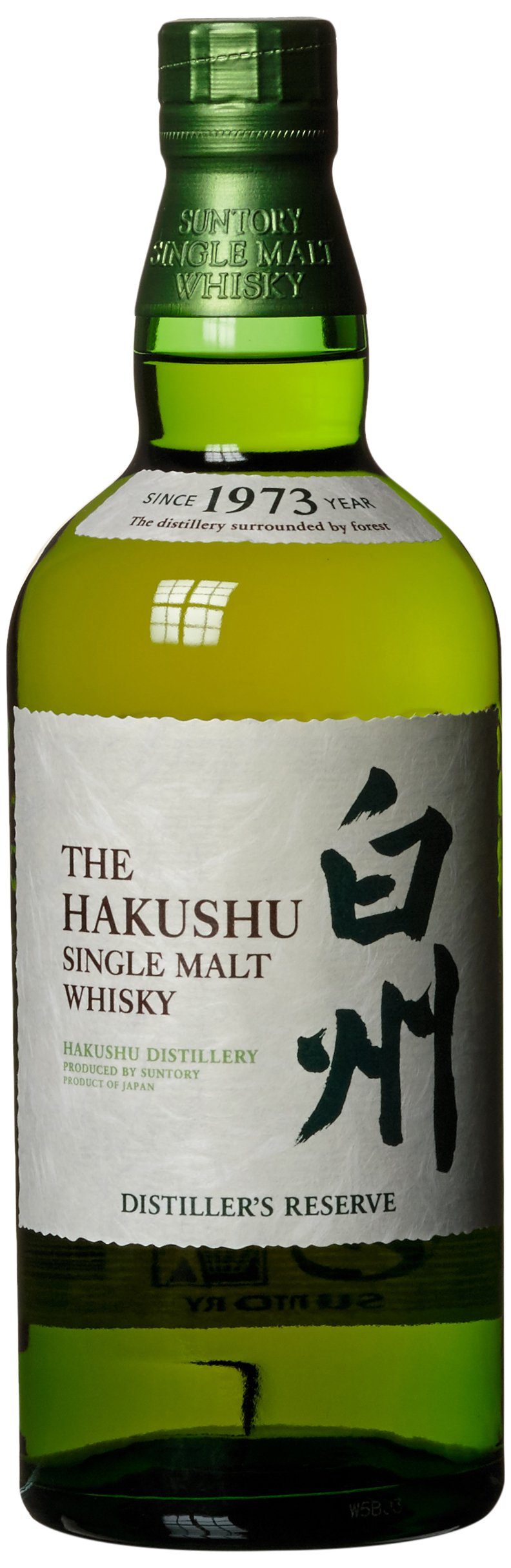 Hakushu Single Malt Distiller's Reserve mit Geschenkverpackung Whisky (1 x 0.7 l)