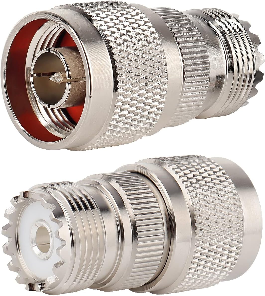 XRDS -RF N Male to UHF Female Adapter N-Type Male to UHF-Type Female Connector Coax Connectors RF Coaxial Cable Pack of 2 by XRDS_RF(NOT for TV)