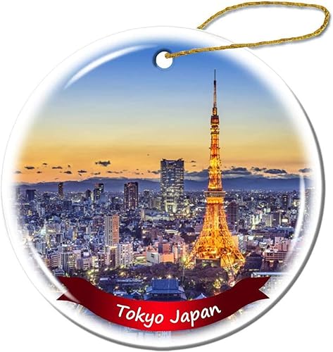 Vista 22 de Fhdang Decor Piazza del Duomo Milano Italia Sunrise Milán Italia Adorno de Navidad de porcelana de doble cara adorno de cerámica, 3 pulgadas