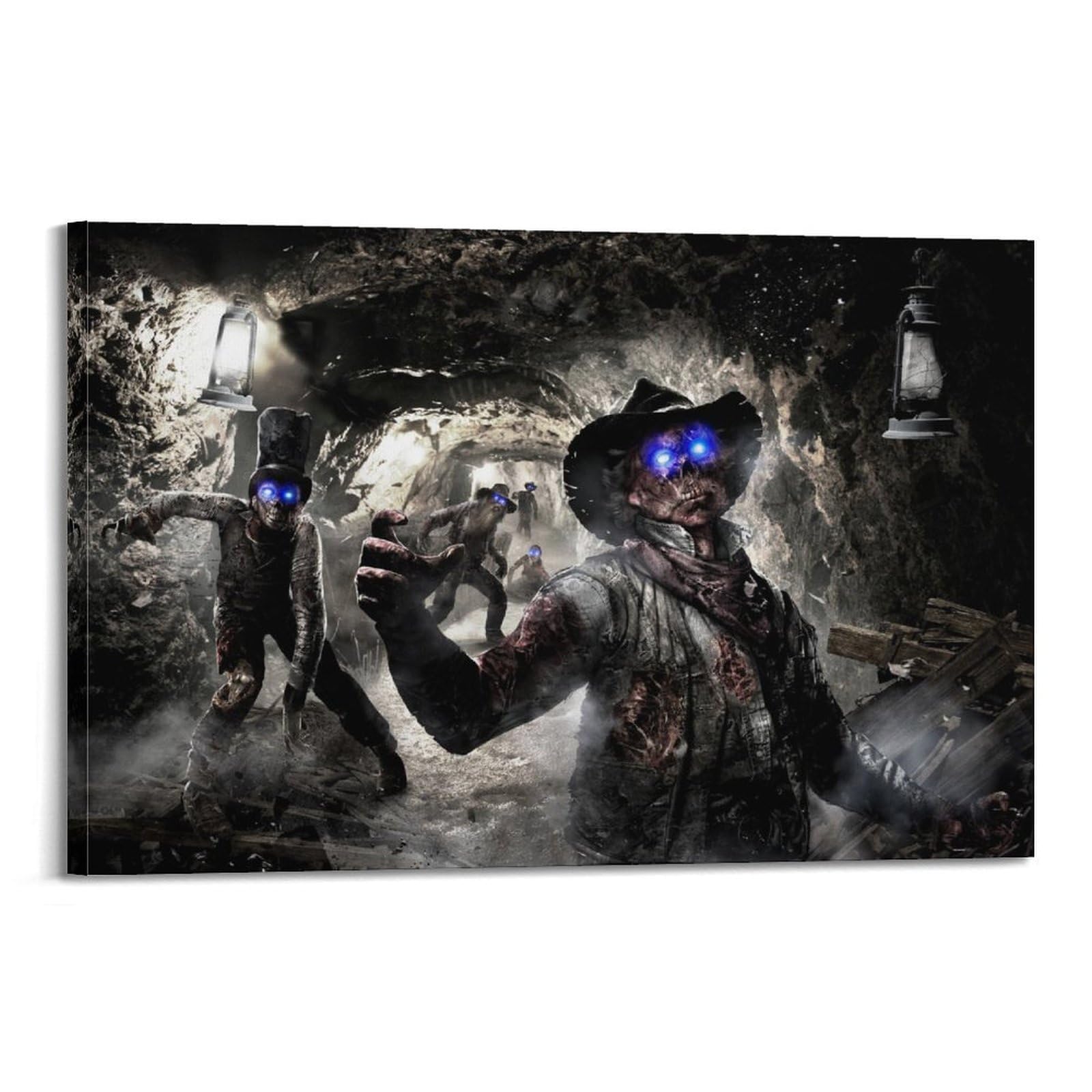 YIHAIKAI Game Poster Call of Duty Modern Warfare Zombies Poster Decorative Painting Canvas Wall Posters And Art Picture Print Modern Family Bedroom Decor Posters 08x12inch(20x30cm)