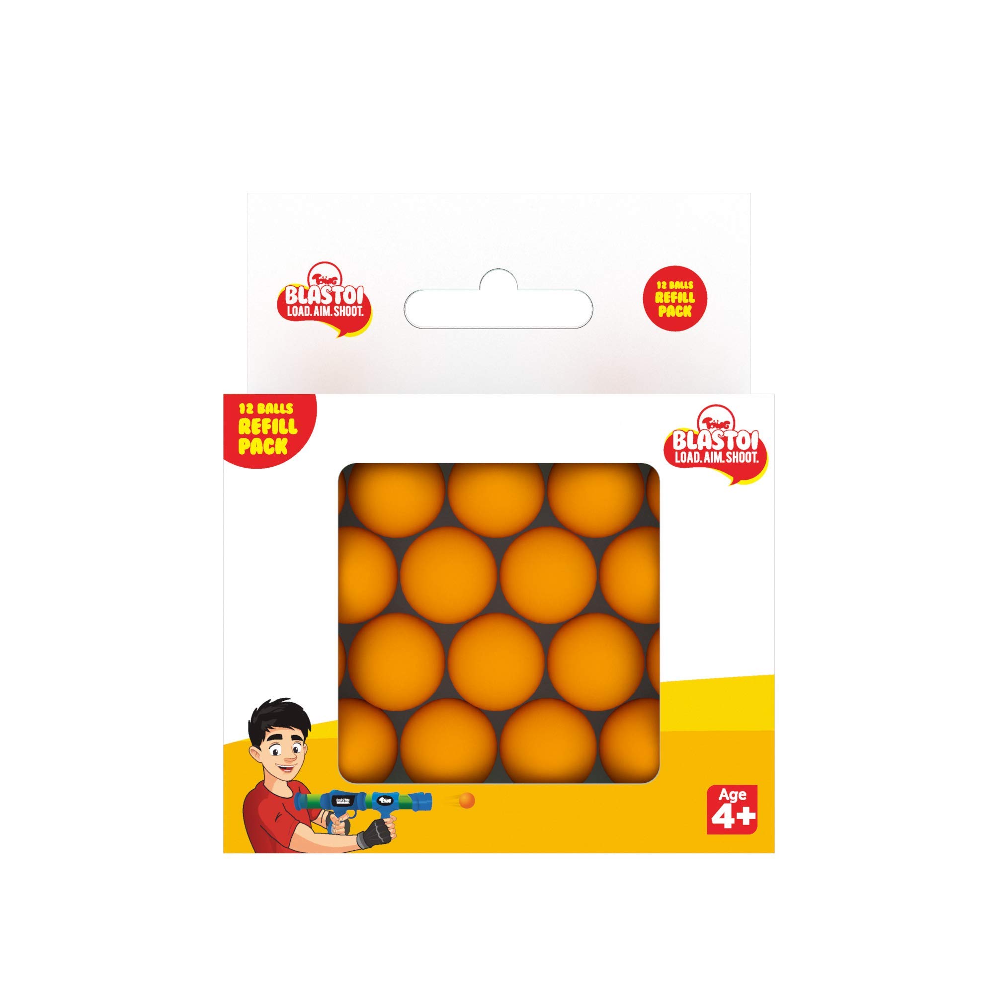 Toiing Blastoi Refill Pack - Pack of 12 Safe Soft Foam Bullets