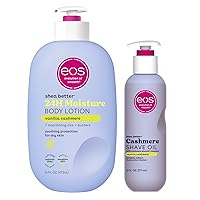 Vista 10 de eos Shea Better - Loción corporal para piel sensible, cuidado de la piel con humedad de 48 horas, para piel seca, loción corporal sin fragancia