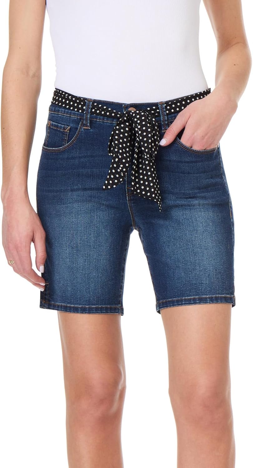 Angels Forever Young Women's Relaxed 7" Signature Shorts, Sizes 6-16