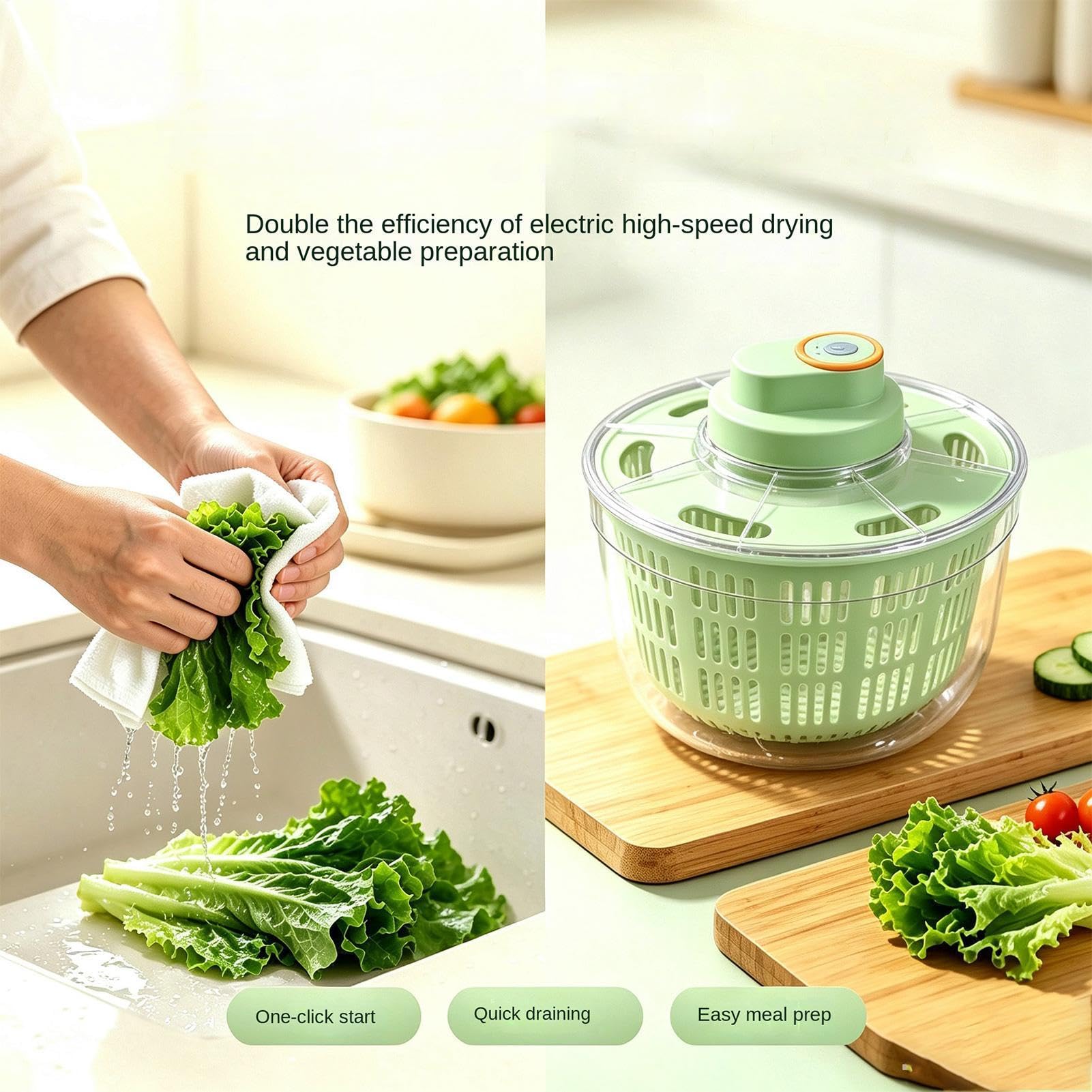 Essoreuse nettoyante à Fruits Ustensile Cuisine Lavage Rapide Et | Essoreuse À Laitue Portative Et Laveuse De Salade Pour Laitue Baies Pomme De Terre Carotte Maison Camping Pique-