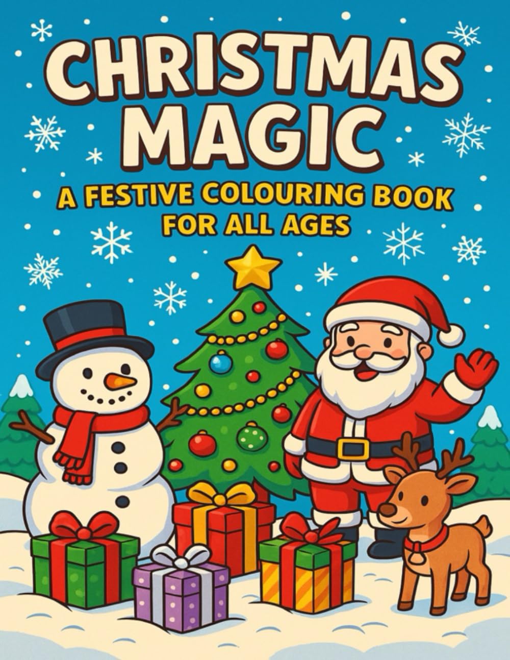 Christmas Magic: A Festive Colouring Book for All Ages