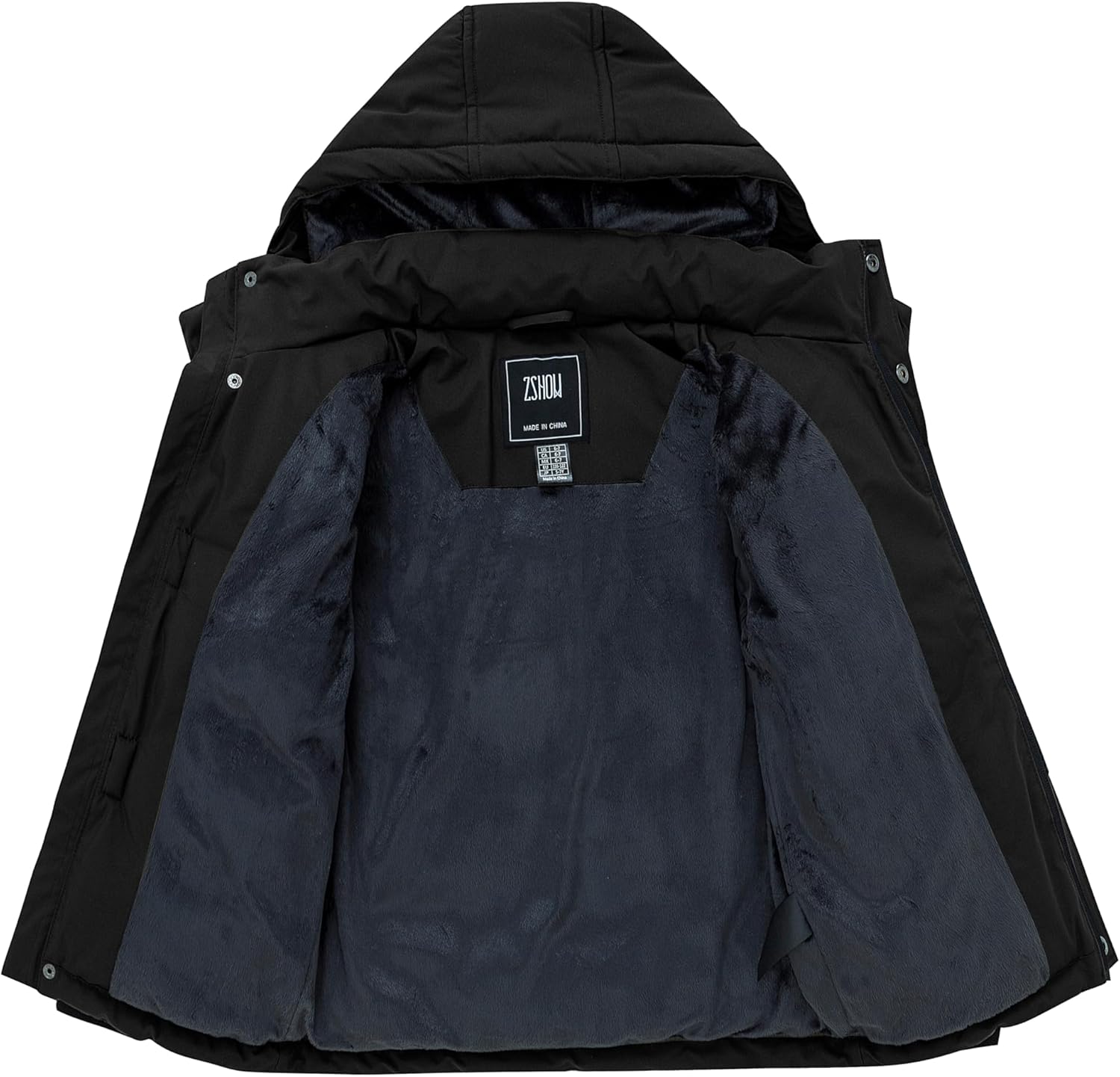 ZSHOW Boy's Warm Winter Coat Soft Fleece Jacket Waterproof Snow Coat - Image 4