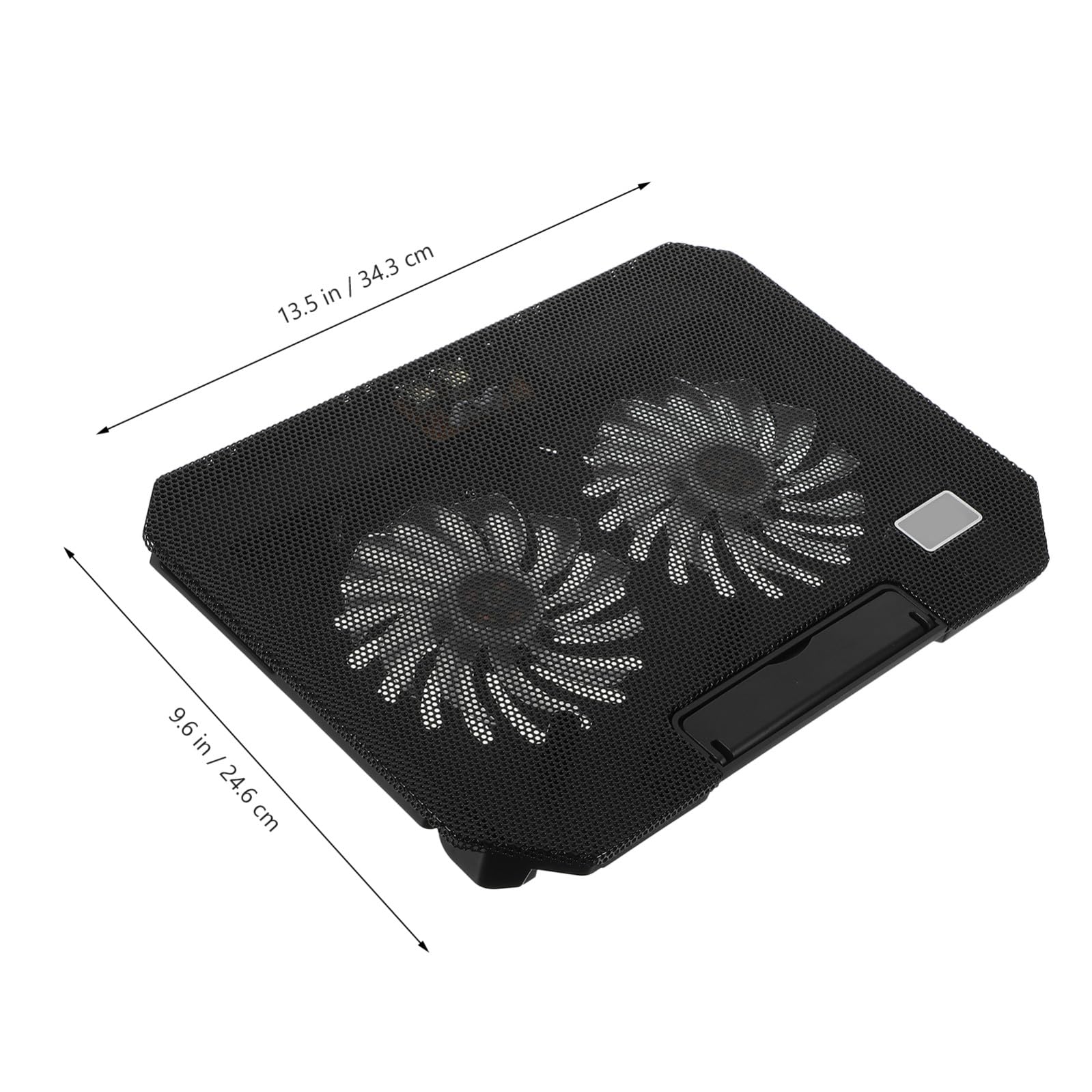Uonlytech Ventilador Enfriador Portátil Almohadillas Refrigeración Soporte Ajustable Computadora