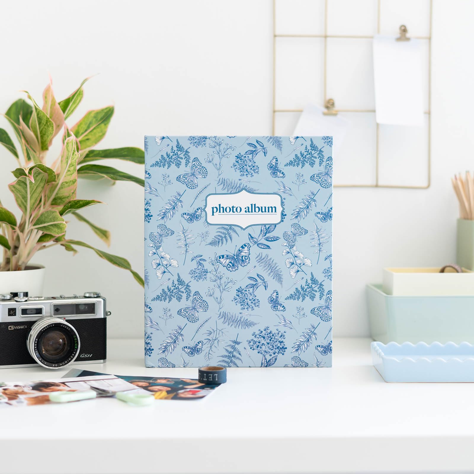 Grupo Erik Large Photo Album - Blue Botany, 23 x 7.5 x 28.5 cm - Image 4