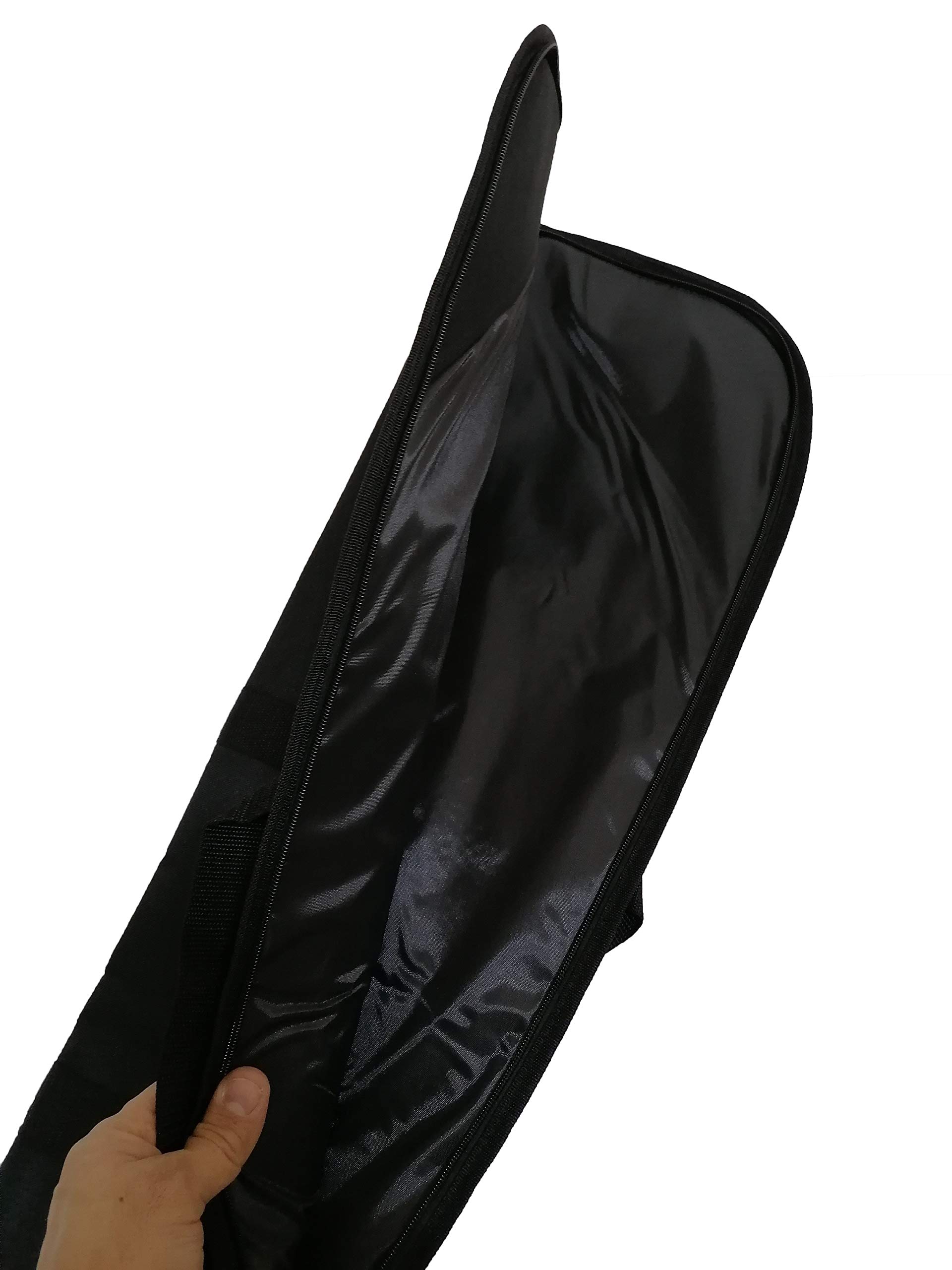Étui Fourreau Couverture carabine noire transport poignées bandoulière Alpha 122 cm