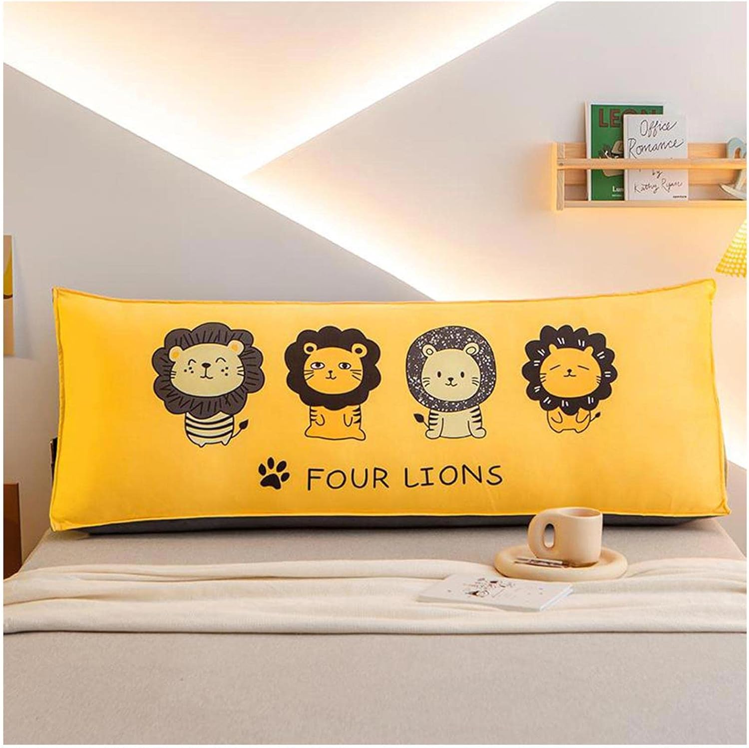 HYQW Ergonomic Triangular Reading Pillow Large Bolster