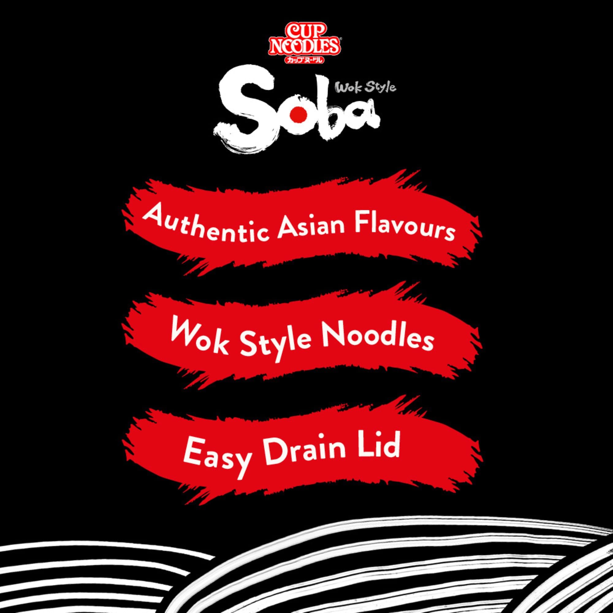 Nissin Tallarines soba con chile y salsa yakisoba, 92 g