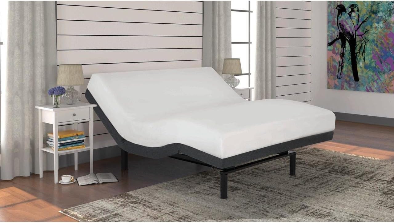 iDealBed I5 Gel Hybrid Mattress iEscape Adjustable Bed Set, Queen