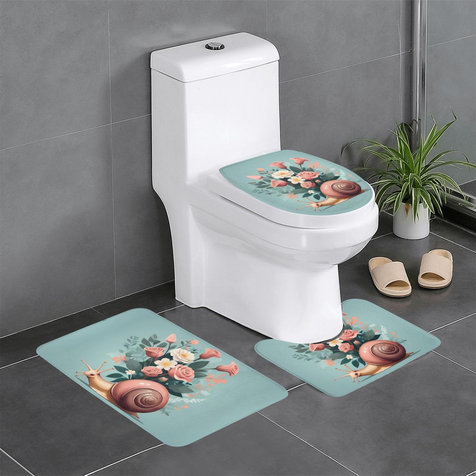 Tapis de salle de bain antidérapants pour sécuriser le sol des WC et du meuble-lavabo